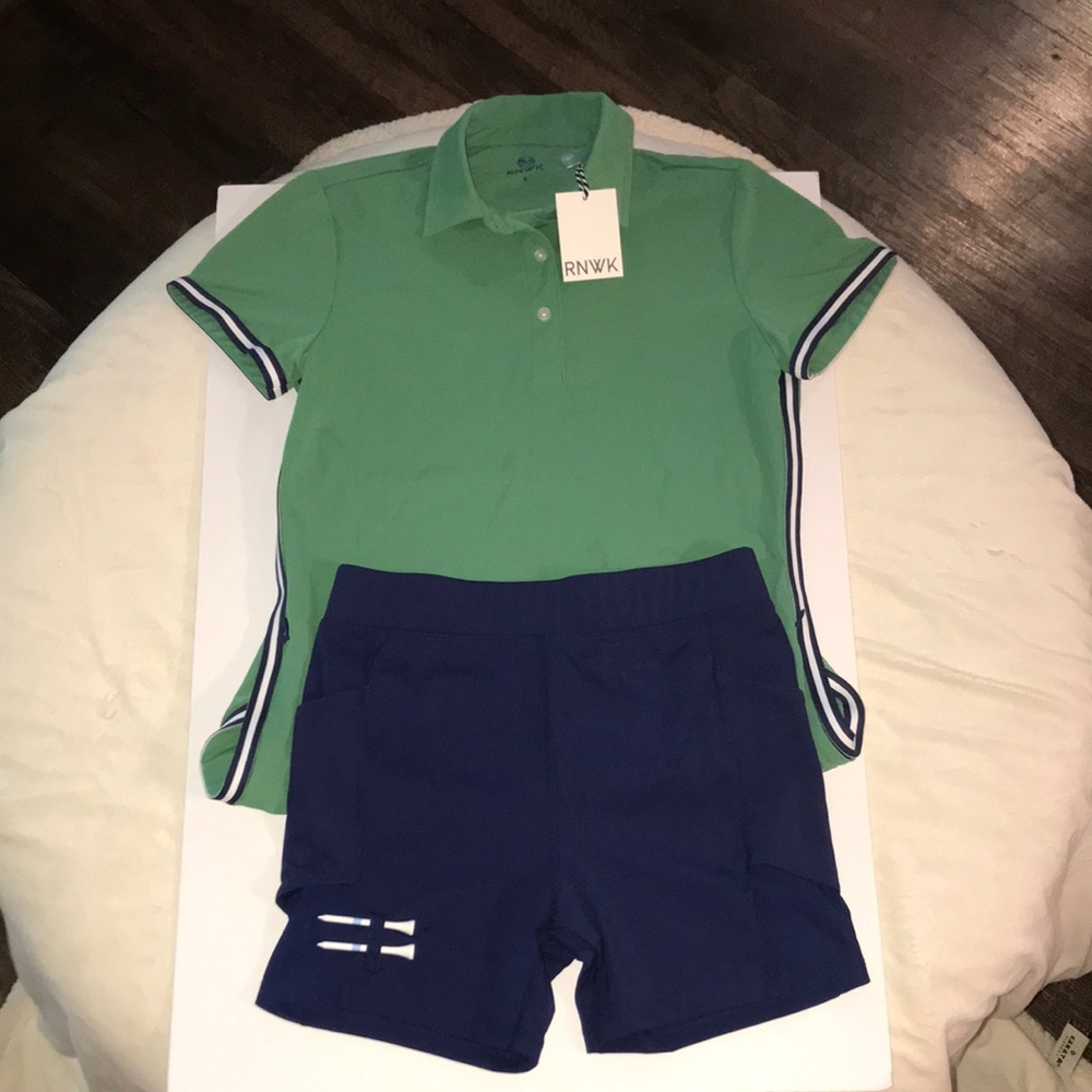 Women’s Green Golf Spectator Polo Dress - Picture 3 of 4